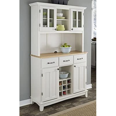 Home Styles Buffet Wood Top and Hutch - Best Cabinet Hutch Storages