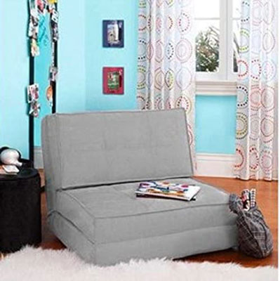 4. Your Zone Back Ultra-suede Flip Chairs