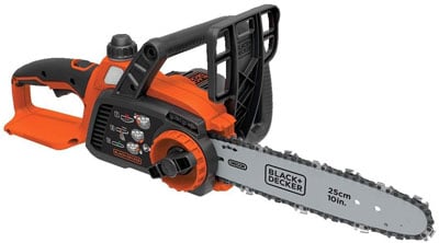 1. BLACK+DECKER 10-inch Chainsaw