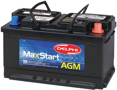 8. Delphi 12-Volt Car Battery