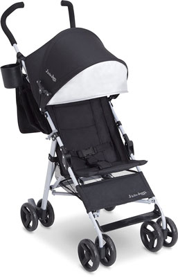 10. Jeep North Star Lightweight Stroller, Black with Grey