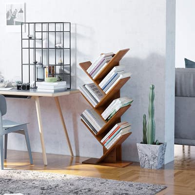 C&AHOME Tree-Design Bookshelf
