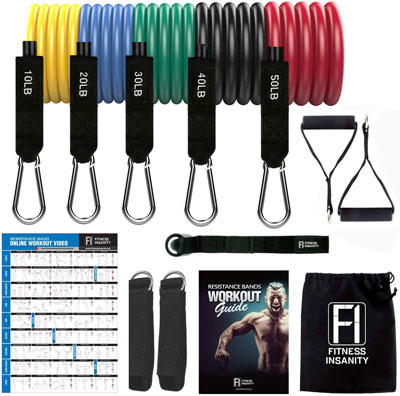 1. UPOWERX Insanity Portable Exercise Equipment - Best Portable Exercise Equipment