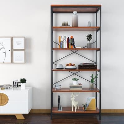 Modrine Vintage Adjustable Bookshelf