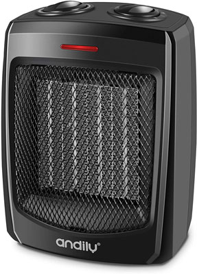 2. andily 750W/1500W Space Heater for Home and Office