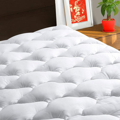5. TEXARTIST Queen Mattress Topper