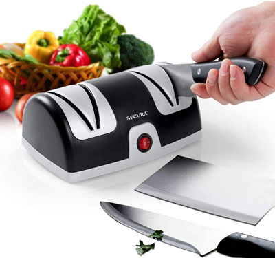5. Secura Electric Knife Sharpening Tool - Best Electric Knife Sharpeners