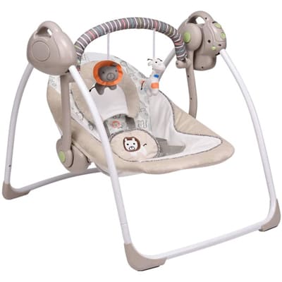 VASTFAFA Soothing Swing with Music - Best Baby Swings