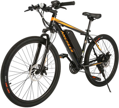  1. Ancheer Electric Mountain Bike 