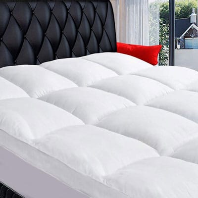 6. COONP Pillow Top with Snow Down Filling - Best Mattress Toppers