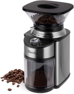  7. Sboly Conical Precise Coffee Grinder - Best Coffee Grinders