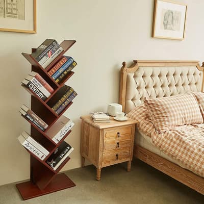 SUPERJARE Tree-like Bookshelf