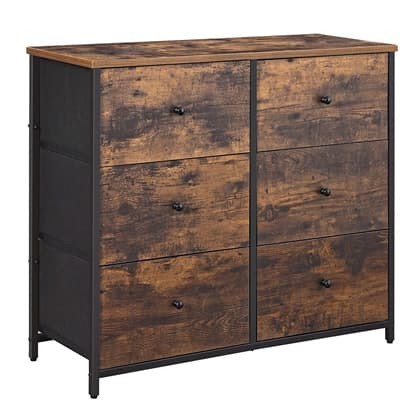 SONGMICS Rustic Dresser 