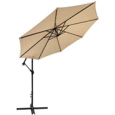 Diophros Hanging Umbrella with LED - Best Cantilever Patio Umbrellas