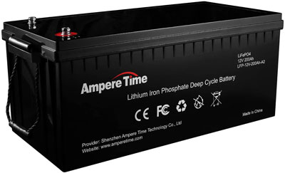 9. Ampere Time Lightweight Car Battery
