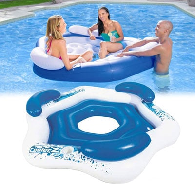 8. Dongle 3-Person Inflatable Lounge - Best Inflatable Floating Island