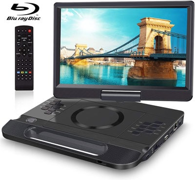 1. FANGOR Portable 12 Inch Blu Ray Player