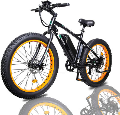  5. Electric Fat Tire each Bicycle - Best Electric Mountain Bikes