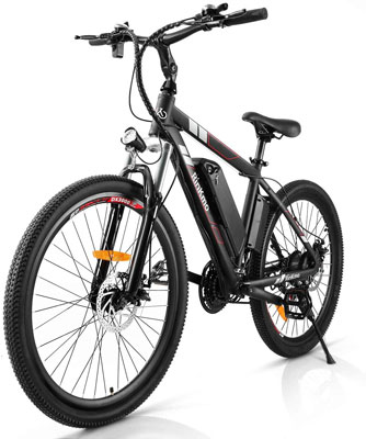  10. Rinkmo Mountain Bike with LED - Best Electric Mountain Bikes